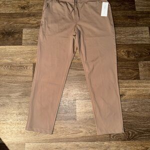 Yogalicious Women's Tan Ankle Pants